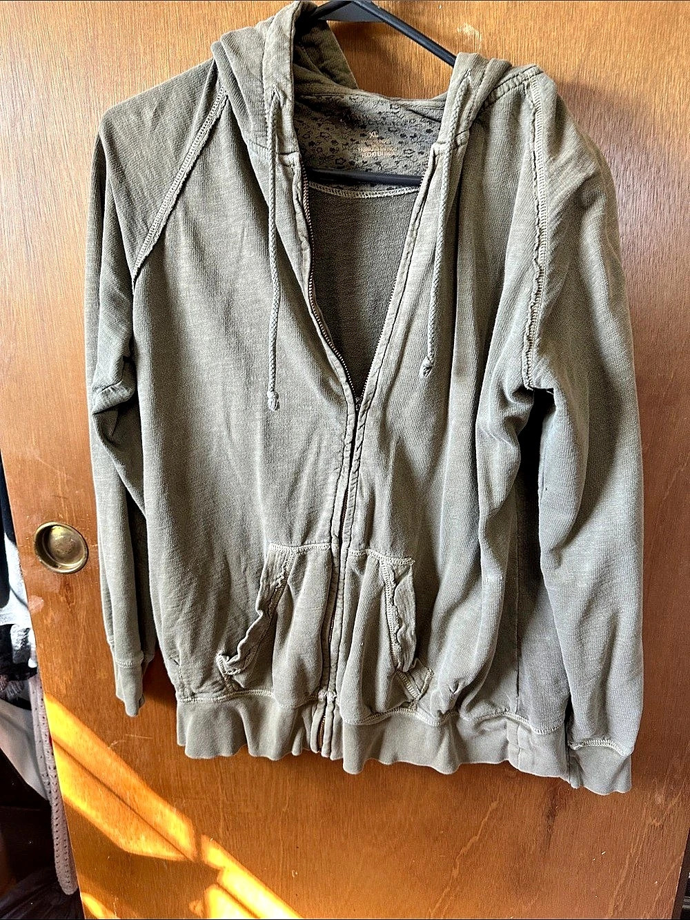 Green Zip-Up Hoodie
